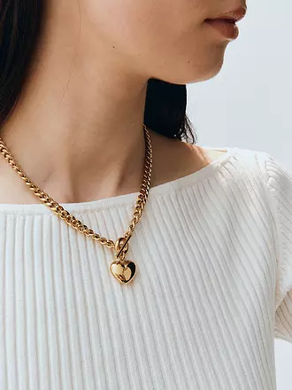 EDBLAD | Collar BARLEY NECKLACE Maxi Steel | gold